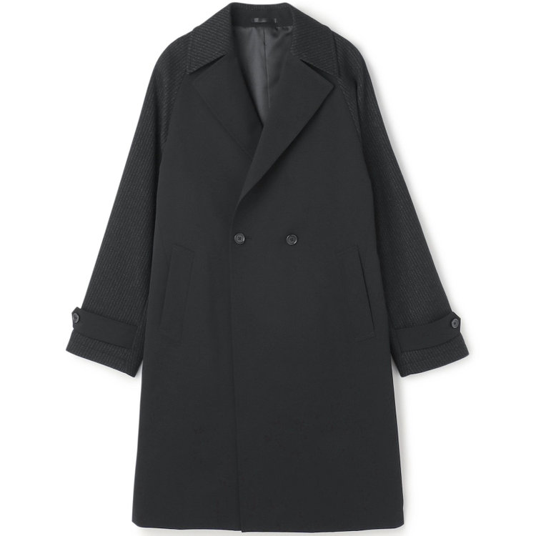 ブラックライン 【BL】コンビネーションダブルトレンチコート/ブラック 黒