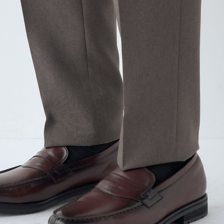 シルバーライン 【RBC】【春夏】2タックパンツ/グレー/ドローコード/ウエストシャーリング仕様/4S SUSTAINABILITY&ECOLOGY FABRIC/※裾上げ済仕様 グレー中間