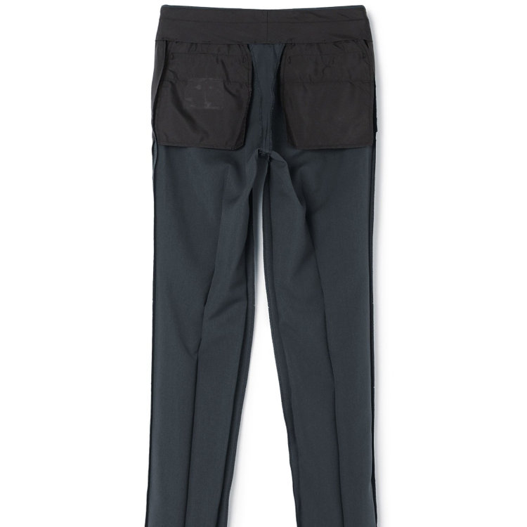 ブラックライン 【SLIM TAPERED_2】【春夏】2釦シングルスーツ 0タック/ネイビーグレー/4S/※裾上げ必要 グレー濃色