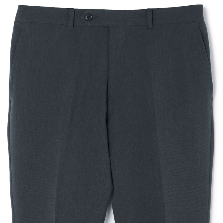 ブラックライン 【SLIM TAPERED_2】【春夏】2釦シングルスーツ 0タック/ネイビーグレー/4S/※裾上げ必要 グレー濃色