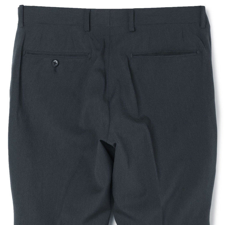 ブラックライン 【SLIM TAPERED_2】【春夏】2釦シングルスーツ 0タック/ネイビーグレー/4S/※裾上げ必要 グレー濃色