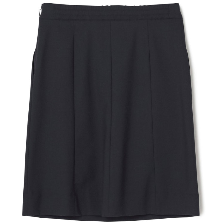 ブラックライン 【就活.】【年間】【BL】タイトスカート/ネイビー/ウエストシャーリング/ウォッシャブル＆ストレッチ 紺中間