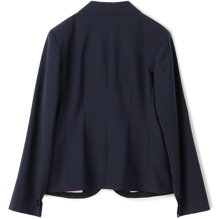 スーツセレクト 【SUIT SELECT×Samantha Thavasa】【年間】1釦ジャケット/ネイビー×ストライプ/4S/マシンウォシャブル 紺中間