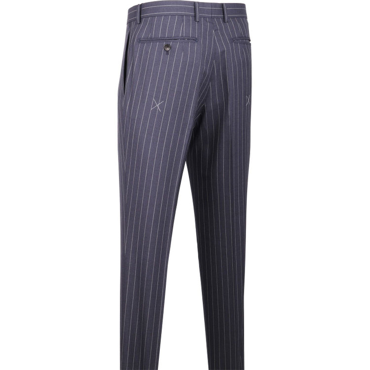 スーツセレクト 【CLASSICO TAPERED】【春夏】2釦シングルスーツ 1タック/ネイビー×ストライプ/REDA ACTIVE/NEW ZEALAND WOOL MERINO/SHOWER CLEAN ネイビー系(紺)