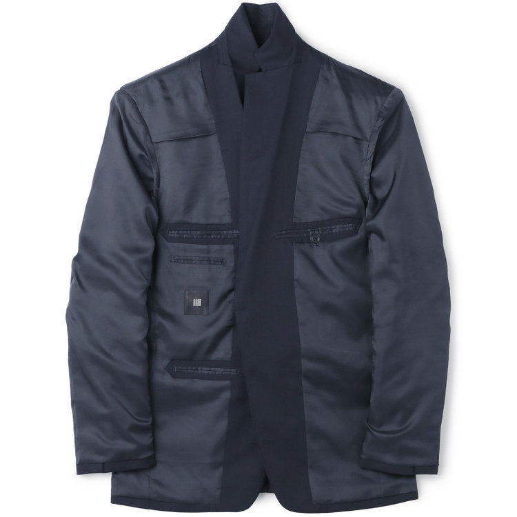 ブラックライン 【KSW】【年間】2釦シングルスーツ 0タック/ネイビー/※裾上げ必要 紺濃色