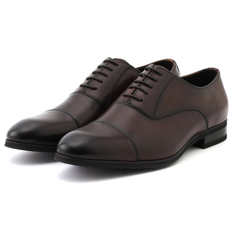 ストレートチップドレスシューズ/ブラウン/牛革/セメント製法（TH300A