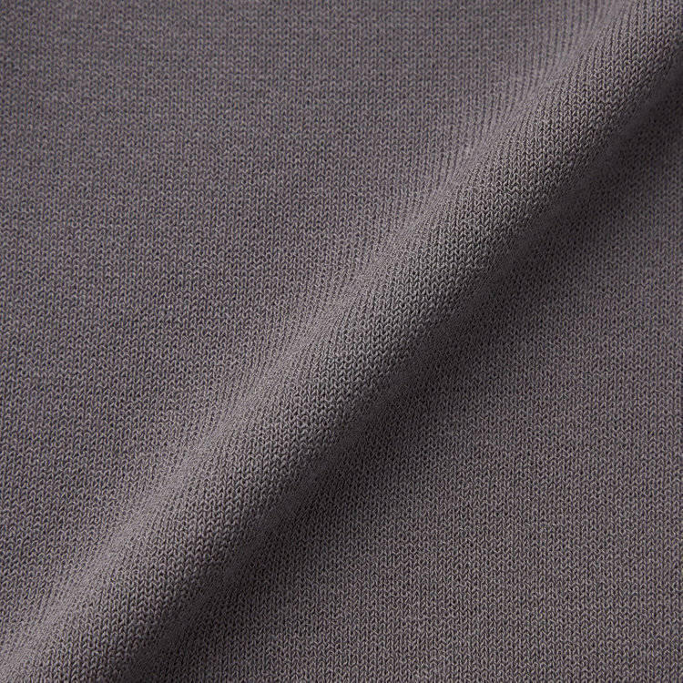 スーツセレクト 【RBC】【5分袖】コットンブレンドレトロポロシャツ/グレー/マシンウォッシャブル グレー中間