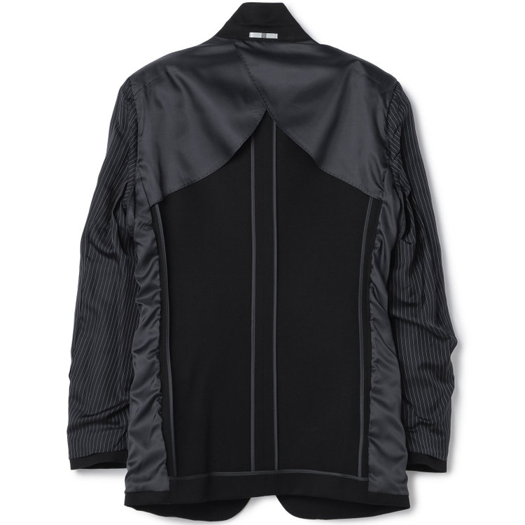 シルバーライン 【CLASSICO TAPERED】【年間】【フォーマル対応可】2釦シングルフォーマルスーツ 1タック/ブラック×ソリッド/BISHU JAPAN FABRIC Super100's/ウエストサイドアジャスター仕様/※裾上げ必要 黒