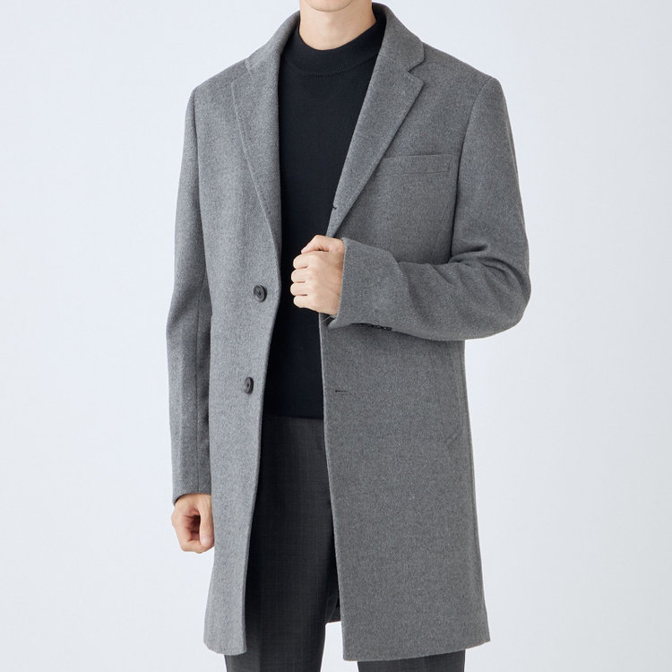 ブラックライン 【BL】ウールチェスターコート/グレー/NEW ZEALAND WOOL LIMITED EDITION グレー中間