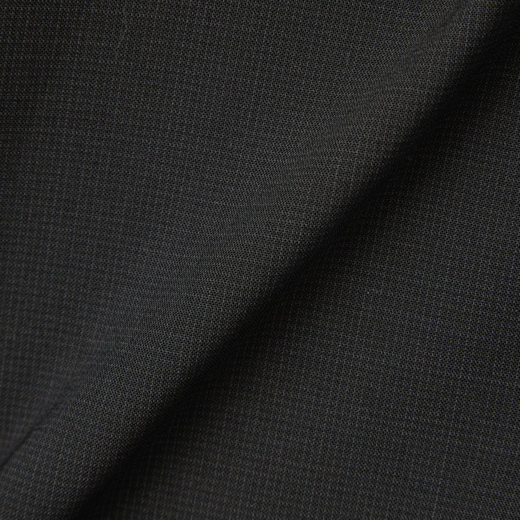 ブラックライン 【SLIM TAPERED_2】【春夏】リバーシブルジレ(ベスト)/ブラック×マイクロチェック＆ネイビー×ヘアラインストライプ/4S SUSTAINABILITY&ECOLOGY FABRIC 黒