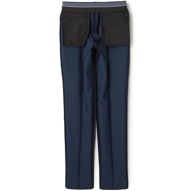 シルバーライン 【CLASSICO TAPERED】【秋冬】3釦段返りスーツ 2タック/ブラウン×シャドーストライプ/ウエストムーブ/NEW ZEALAND WOOL MIX/※裾上げ必要 紺中間