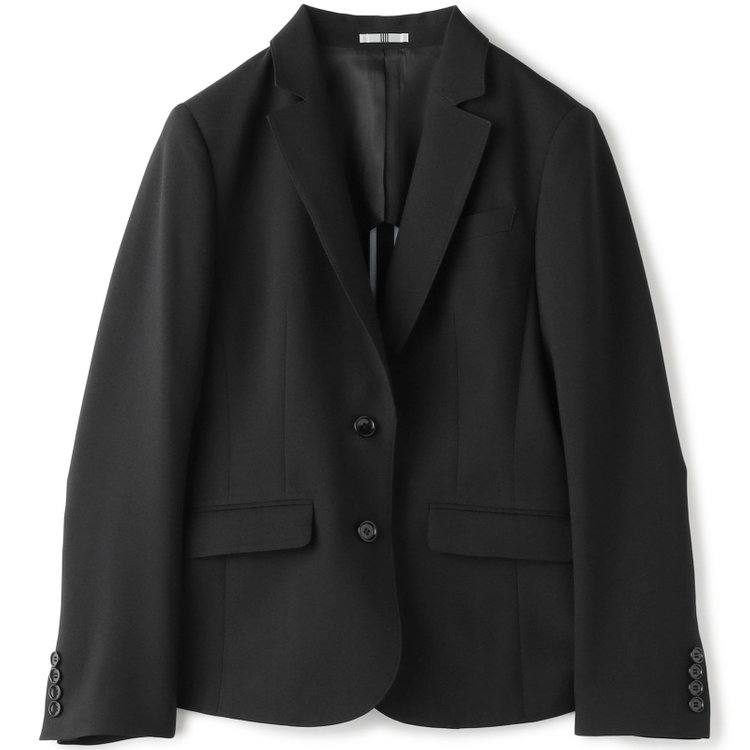 シルバーライン 【SILVER LINE】【年間】2釦ジャケット/ブラック/4S SUSTAINABILITY&ECOLOGY FABRIC 黒