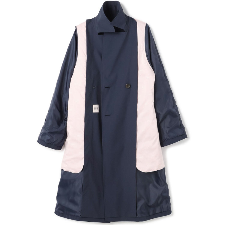 スーツセレクト 【SUIT SELECT×Samantha Thavasa】バックプリーツ トレンチコート/ネイビー 紺中間