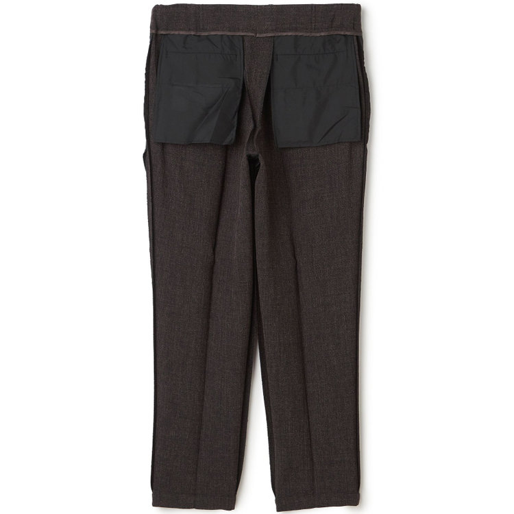 シルバーライン 【RBC】【秋冬】3釦段返りシングルスーツ 2タック/ブラウン/ドローコード&ウエストシャーリング/※パンツ裾上げ済仕様 茶濃色