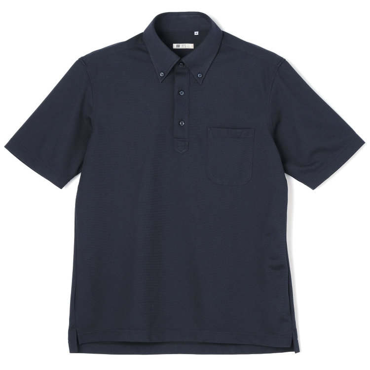 シルバーライン 【発送在庫あり】【WEB限定】【RBC/半袖】ボタンダウンビズポロシャツ プルオーバータイプ/ネイビー/4S 青濃色