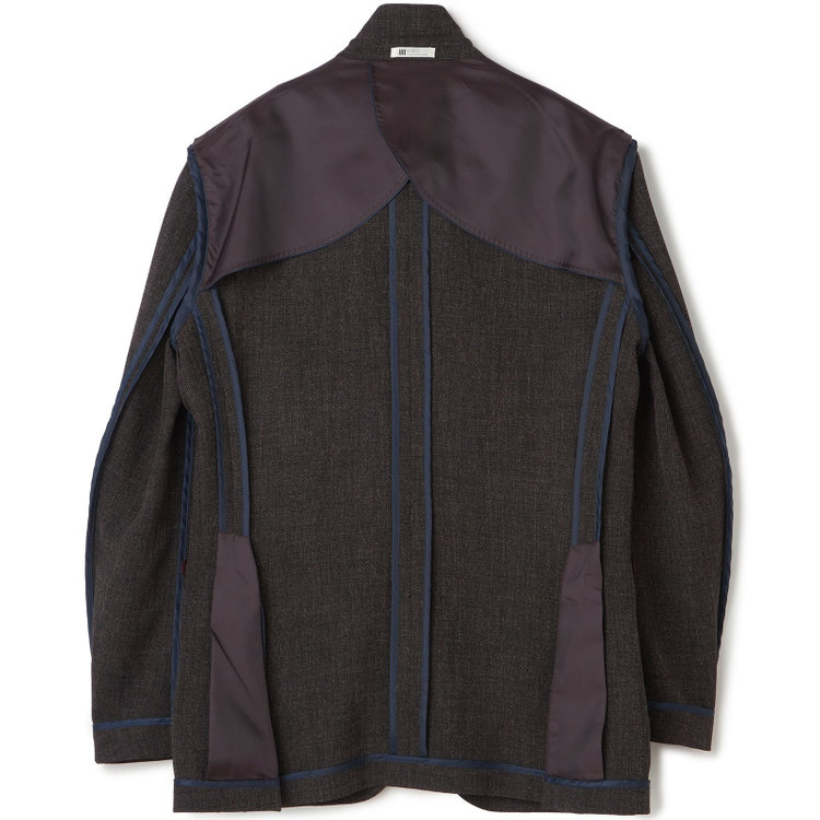 シルバーライン 【RBC】【秋冬】3釦段返りシングルスーツ 2タック/ブラウン/ドローコード&ウエストシャーリング/※パンツ裾上げ済仕様 茶濃色