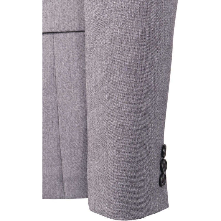 スーツセレクト 【WEB限定/OUTLET】【RELAX TAPERED】【年間】1釦ジャケット/グレー×ソリッド/ウォッシャブル グレー系(灰)