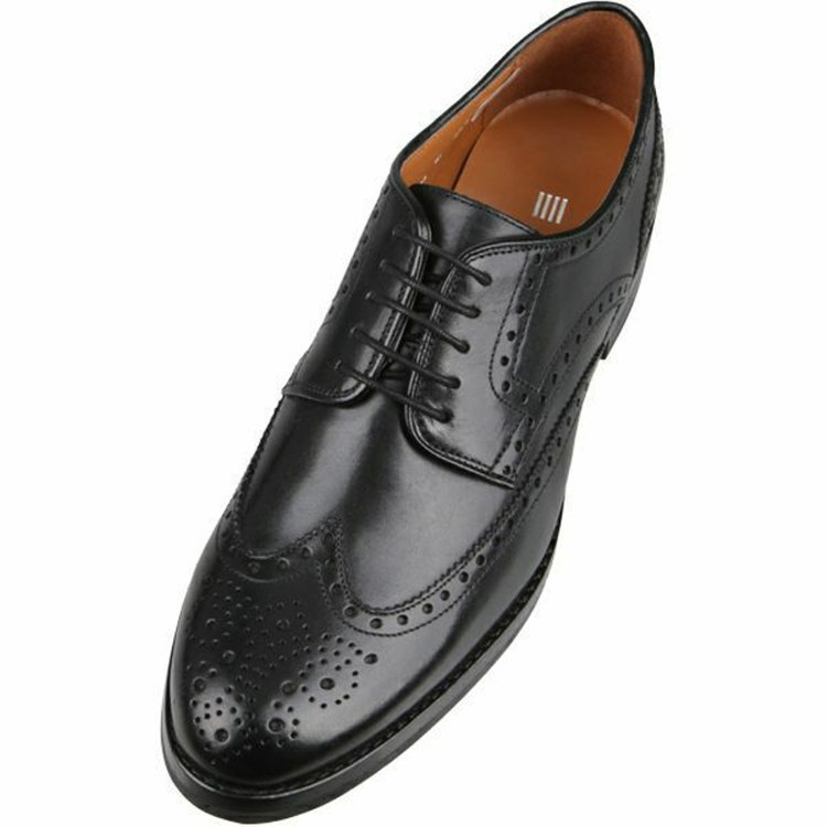 ブラックライン 【WEB限定/OUTLET】【SL】フルブローグドレスシューズ/ブラック/牛革(キップ)/マッケイ製法 ブラック系(黒)