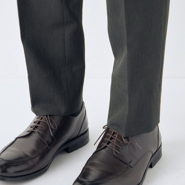 シルバーライン 【CLASSICO TAPERED】【春夏】1タックテーパードパンツ/カーキ/ウエストムーブ仕様/4S SUSTAINABILITY&ECOLOGY FABRIC/※裾上げ済仕様 緑濃色