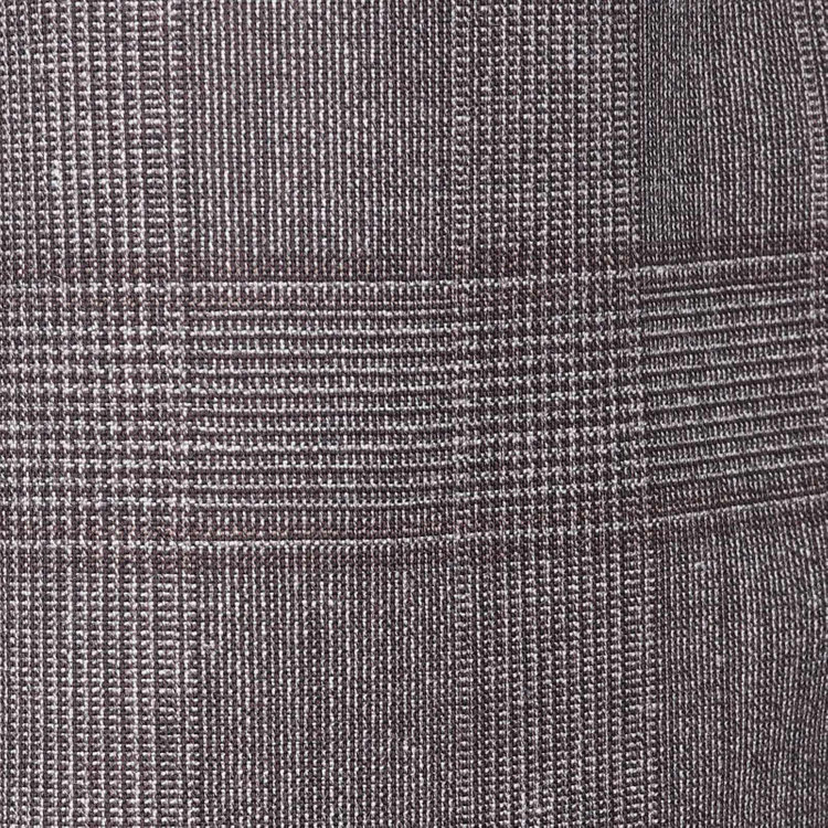 スーツセレクト 【CLASSICO TAPERED】【春夏】3釦段返りシングルスーツ 2タック/ブラウン×チェック/ウエストムーブ/NEW ZEALAND WOOL MIX ブラウン系(茶)