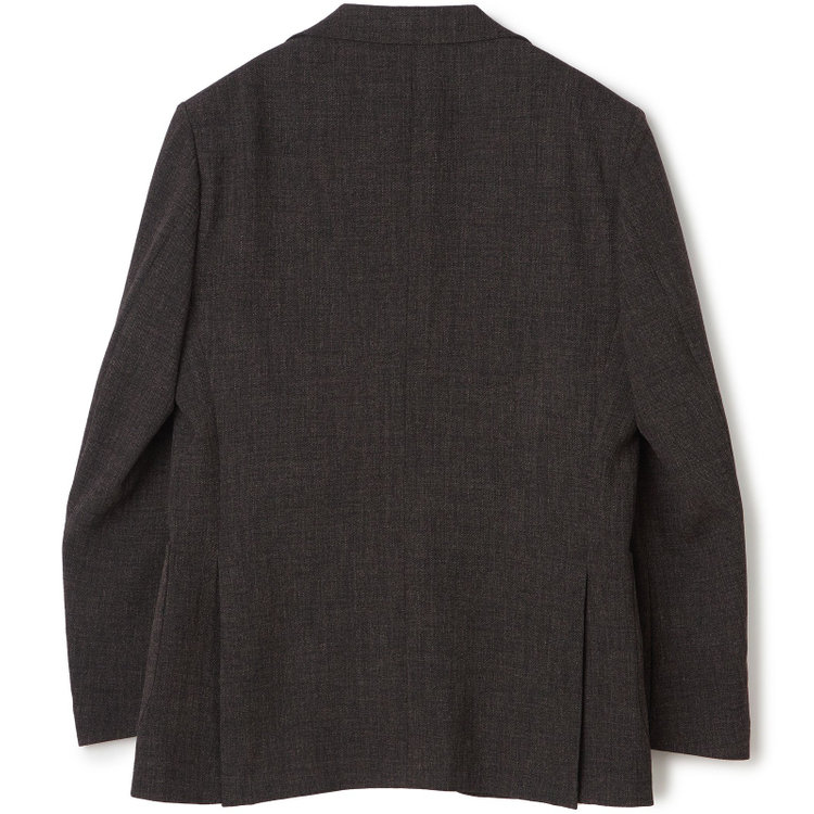 シルバーライン 【RBC】【秋冬】3釦段返りシングルスーツ 2タック/ブラウン/ドローコード&ウエストシャーリング/※パンツ裾上げ済仕様 茶濃色