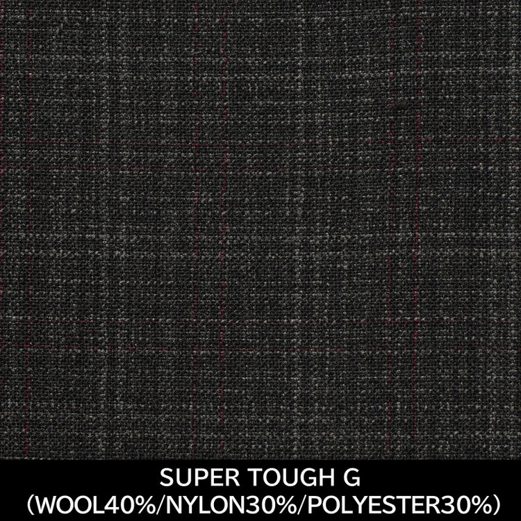 スーツセレクト 【国内縫製】【MEN'S】【パターンオーダー】【CLASSICO TAPERED W】【春夏】スーツ/グレー/SUPER TOUGH G (WOOL40%/NYLON30%/POLYESTER30%) グレー中間
