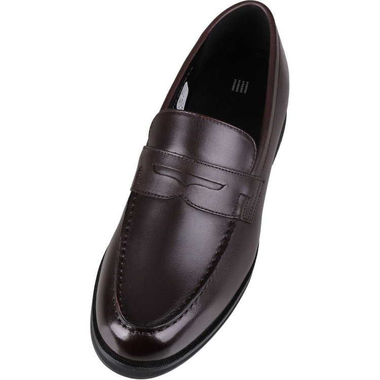 スーツセレクト 【BL】ローファードレスシューズ/ブラウン/牛革(LWG)/マッケイ製法/Vibram 茶濃色