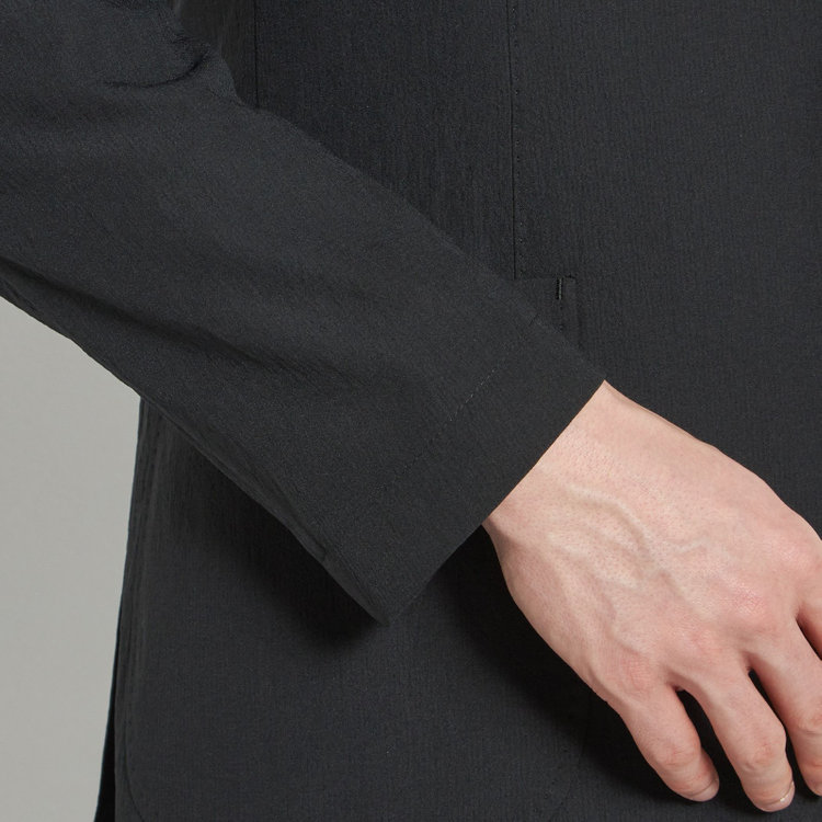 シルバーライン 【RBC】【春夏】3釦段返りシングルジャケット/ブラック/パッチポケット/4S AIR 黒