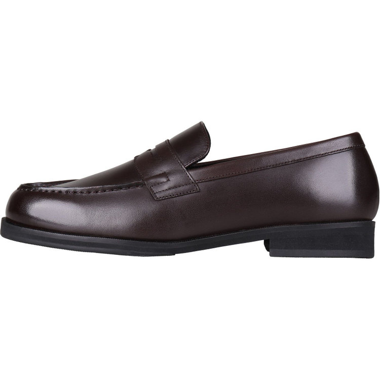 スーツセレクト 【BL】ローファードレスシューズ/ブラウン/牛革(LWG)/マッケイ製法/Vibram 茶濃色