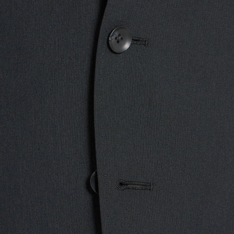 シルバーライン 【RBC】【春夏】3釦段返りシングルジャケット/ブラック/パッチポケット/4S AIR 黒