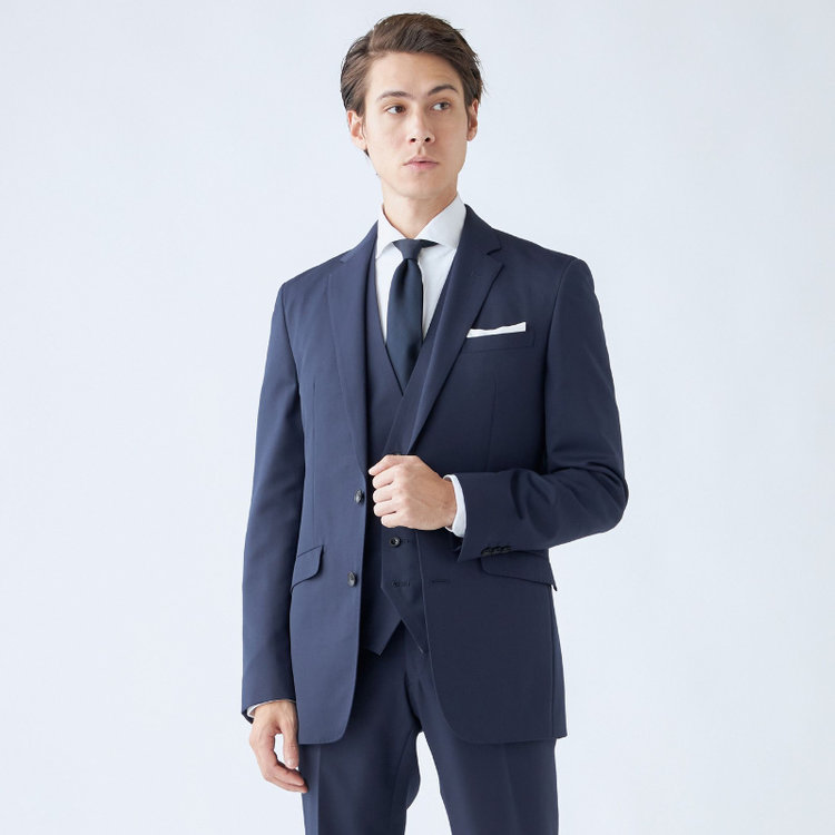 WEB限定/OUTLET】【KSW】【年間】2釦シングルスーツ 0タック