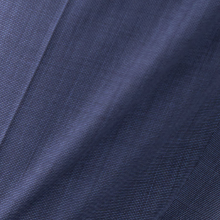 シルバーライン 【CLASSICO TAPERED】【春夏】ウール 1タックテーパードパンツ/ネイビー×ソリッド/ウエストムーブ/ウォッシャブル/※裾上げ必要 紺淡色