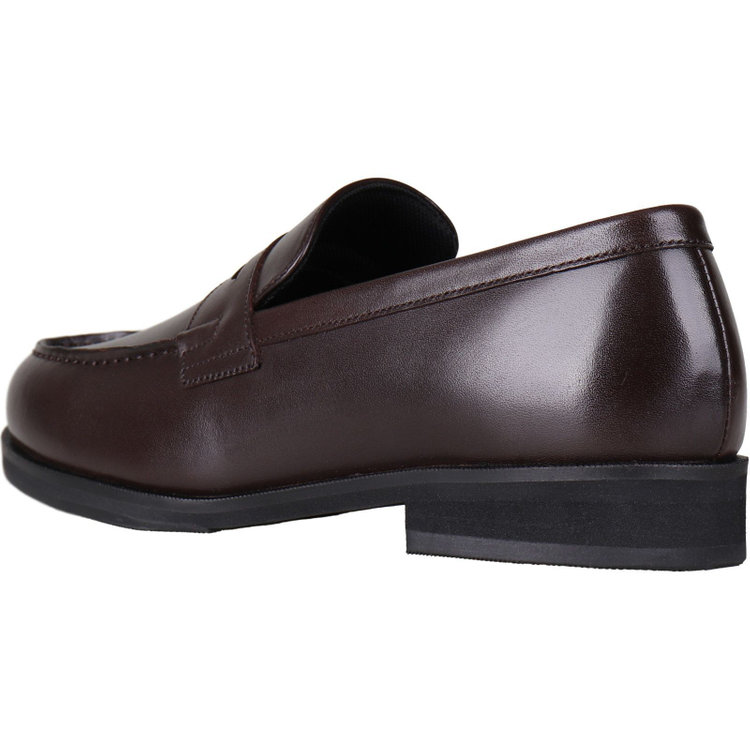 スーツセレクト 【BL】ローファードレスシューズ/ブラウン/牛革(LWG)/マッケイ製法/Vibram 茶濃色