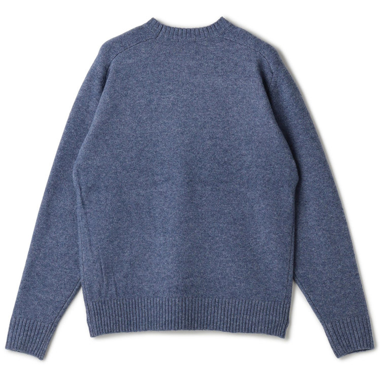 ソノタ 【RBC】【秋冬】天竺編みクルーネックニットセーター/ブルー 青淡色