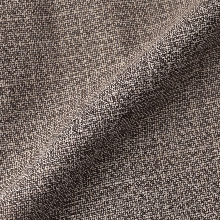 シルバーライン 【CLASSICO TAPERED】【春夏】ウール 1タックテーパードパンツ/ブラウン/ウエストムーブ/※裾上げ必要 茶中間