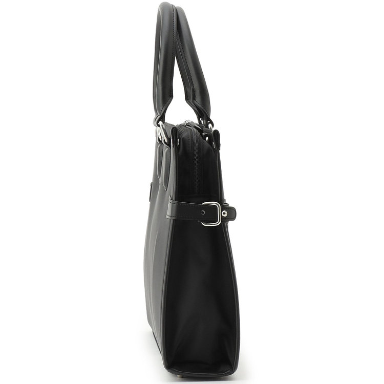 シルバーライン ブリーフケース/ブラック/ショルダーストラップ付き 黒