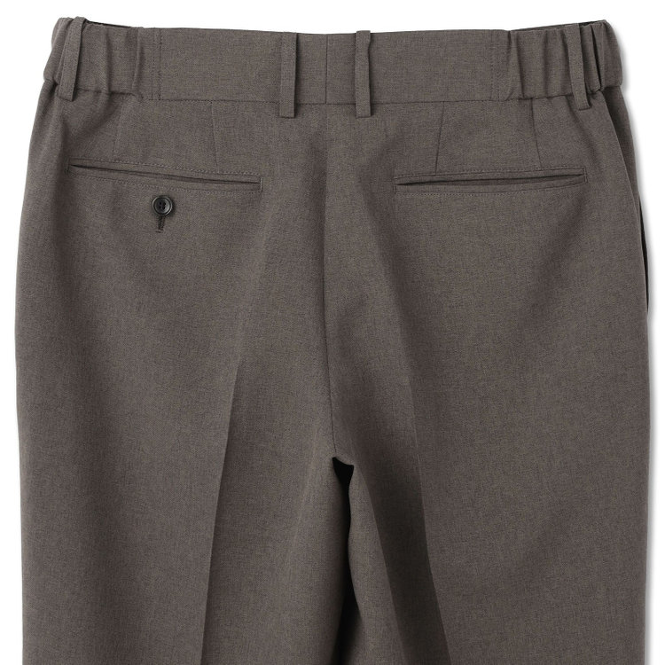 シルバーライン 【RBC】【春夏】2タックパンツ/グレー/ドローコード/ウエストシャーリング仕様/4S SUSTAINABILITY&ECOLOGY FABRIC/※裾上げ済仕様 グレー中間