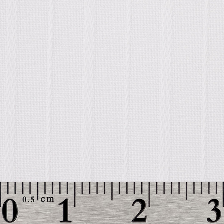 スーツセレクト 【国内縫製】【パターンオーダー】【形態安定】ワイシャツ/ホワイト×ドビーストライプ(POLYESTER65%/COTTON35%/) ホワイト系(白)