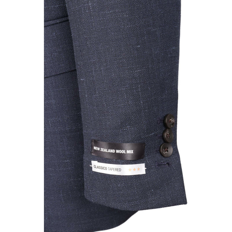 スーツセレクト 【CLASSICO TAPERED】【春夏】6釦2掛けダブルスーツ 2タック/ネイビー/ウエストムーブ/NEW ZEALAND WOOL MIX ネイビー系(紺)