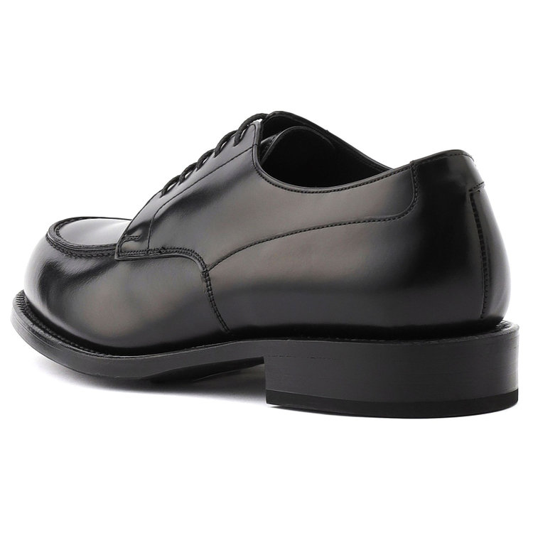 ブラックライン Uチップドレスシューズ/ブラック/牛革/グットイヤーウエルト製法/MADE IN JAPAN 黒