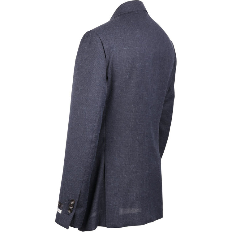 スーツセレクト 【CLASSICO TAPERED】【春夏】6釦2掛けダブルスーツ 2タック/ネイビー/ウエストムーブ/NEW ZEALAND WOOL MIX ネイビー系(紺)