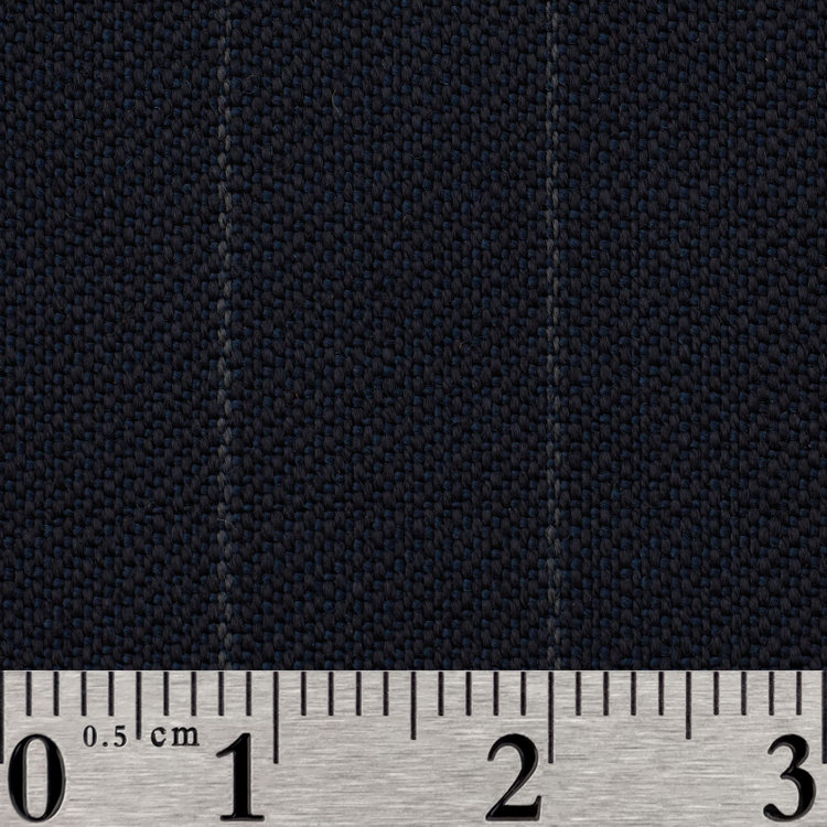 スーツセレクト 【国内縫製】【MEN'S】【パターンオーダー】【SKINNY】【秋冬】スーツ/ネイビー×ストライプ/Marzotto Extra Finewool (WOOL100% ) ネイビー系(紺)