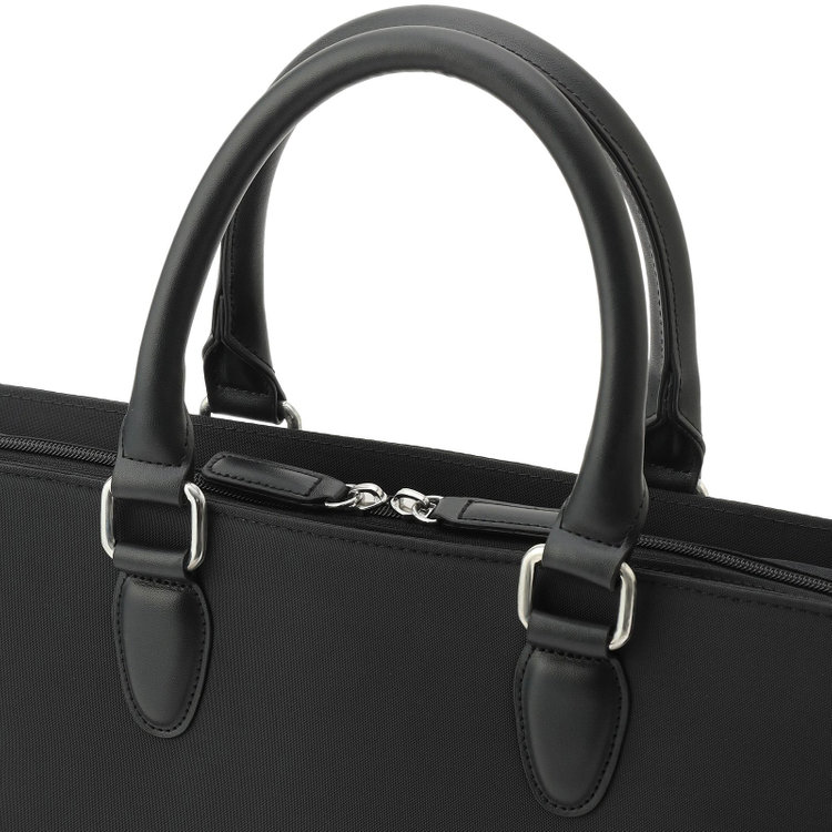 シルバーライン ブリーフケース/ブラック/ショルダーストラップ付き 黒