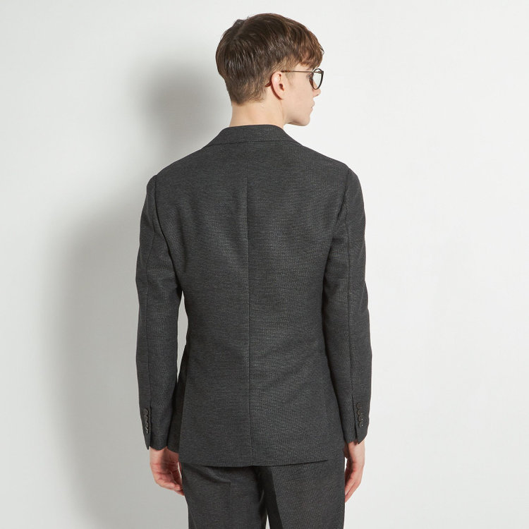 シルバーライン 【5DAYS CLOSET】【RBC】【春夏】2釦シングルジャケット/グレー×レノクロス/4S SUSTAINABILITY&ECOLOGY FABRIC グレー濃色