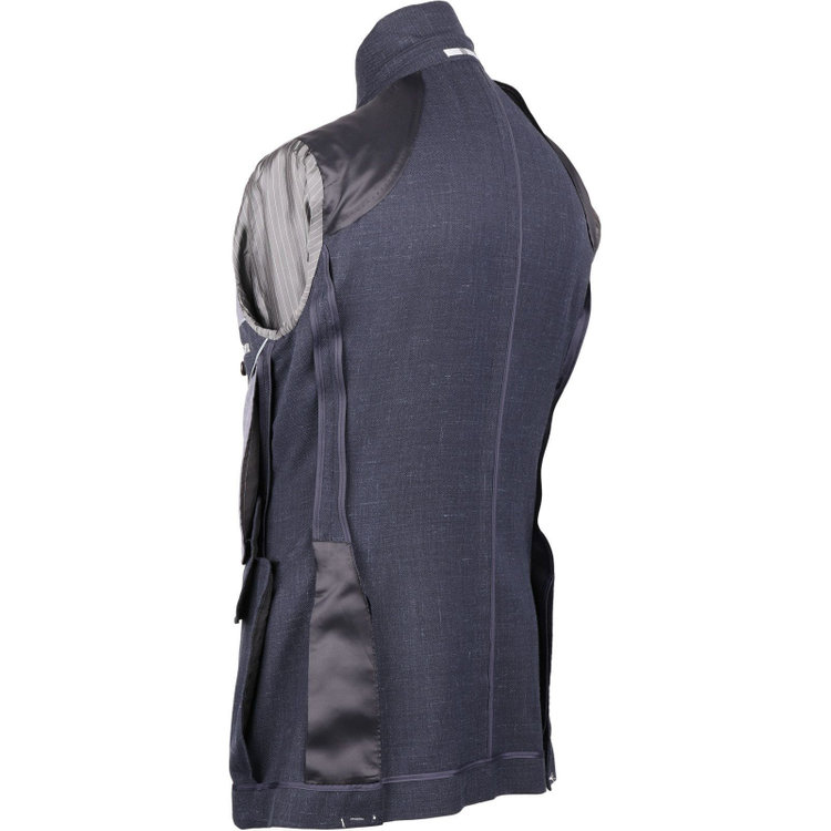 スーツセレクト 【CLASSICO TAPERED】【春夏】6釦2掛けダブルスーツ 2タック/ネイビー/ウエストムーブ/NEW ZEALAND WOOL MIX ネイビー系(紺)