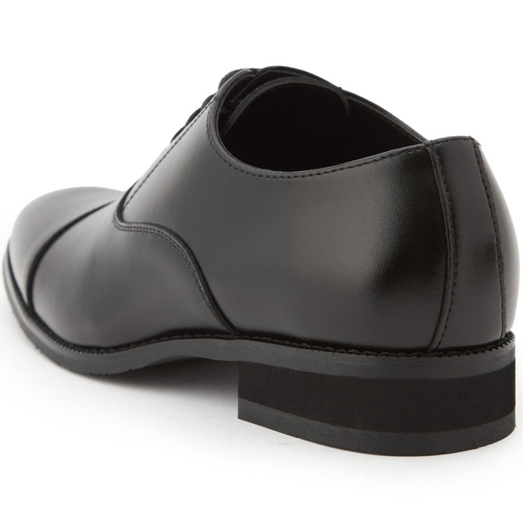 スーツセレクト ストレートチップドレスシューズ/ブラック/革/セメント製法 黒