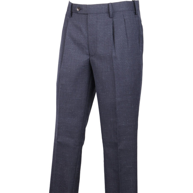 スーツセレクト 【CLASSICO TAPERED】【春夏】6釦2掛けダブルスーツ 2タック/ネイビー/ウエストムーブ/NEW ZEALAND WOOL MIX ネイビー系(紺)