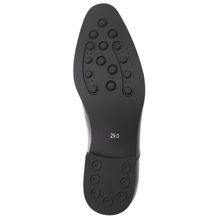 スーツセレクト ストレートチップドレスシューズ/ブラック/牛革/セメント製法 黒