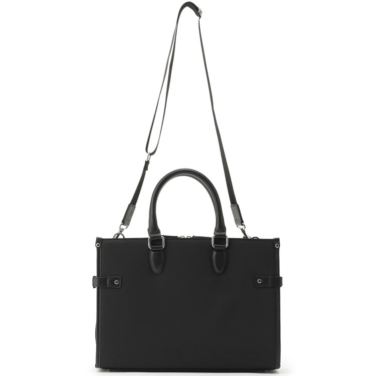 シルバーライン ブリーフケース/ブラック/ショルダーストラップ付き 黒