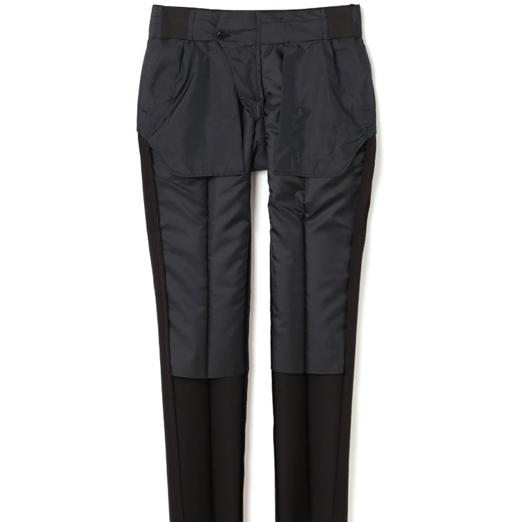 ブラックライン 【発送在庫あり】【KSW】【年間】2釦シングルスーツ 0タック/ブラック/ウエストムーブ/MOVING STRETCH/※裾上げ必要 黒